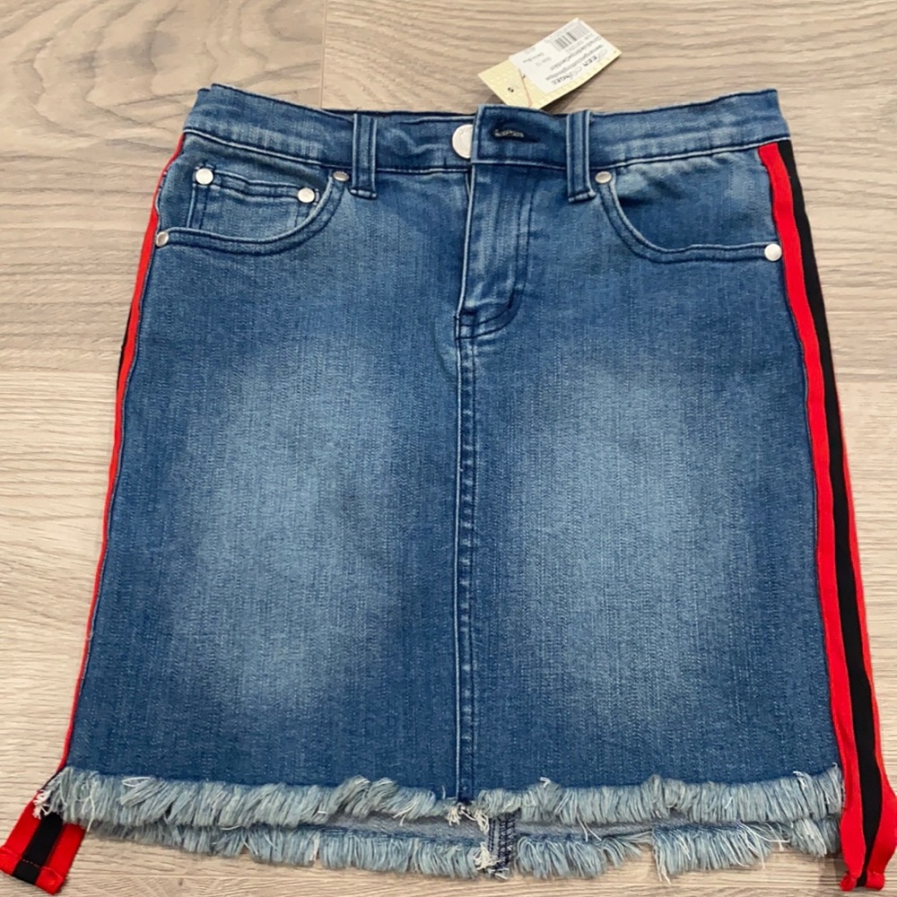 Pinc Jean Skirt